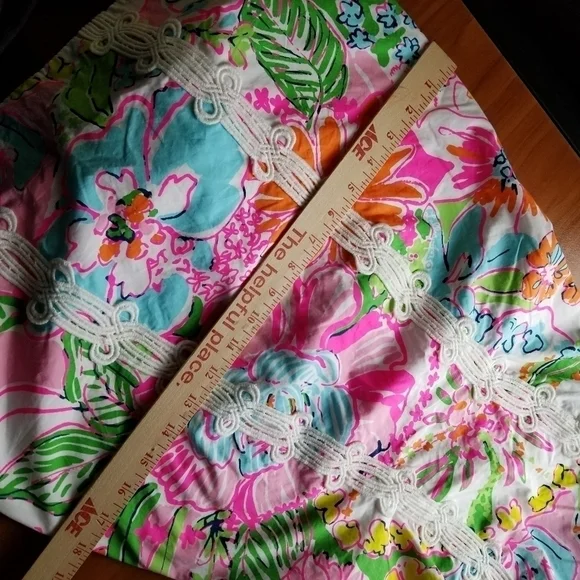 Lilly Pulitzer Target 20th Anniversary Nosey Posie Sleeveless Dress Lace Size 2 - Picture 6 of 16